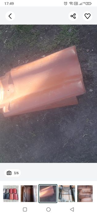 Dachówka Roben Fleming jesienny liść kasztan brąz rustykalna