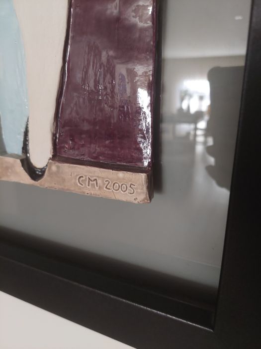 Quadro em Cerâmica de Artista Plástico e Médico Ortopedista – Obra Úni