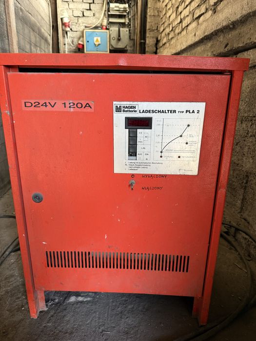 ładowarka wozka Prostownik Hagen przemysłowy wózek widlowy