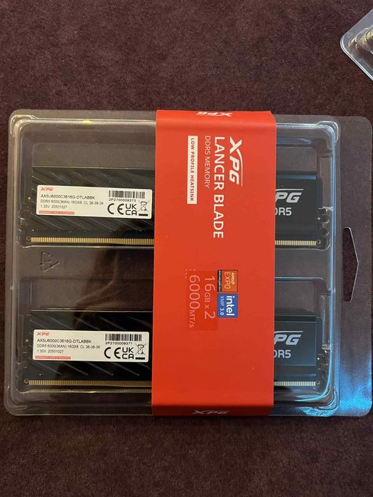 Pamięć RAM ddr5 adata xpg Lancer blade 32gb (2x16gb) 6000mhz, cl30