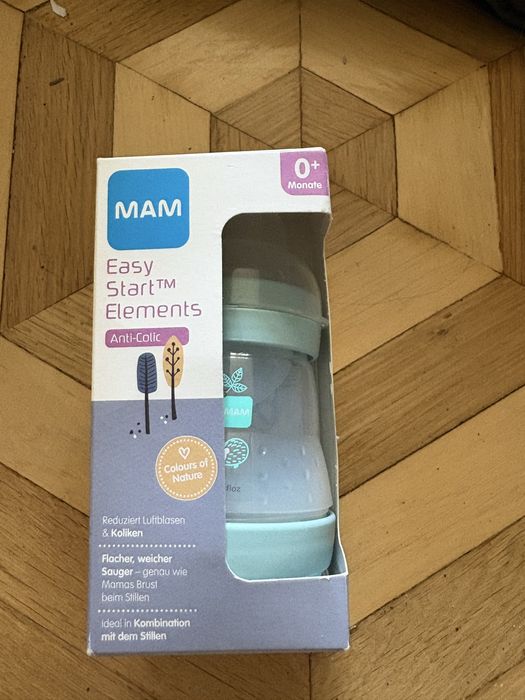 Новые детские бутылочки MAM 160 мл нові пляшечки мам 0+ месяца