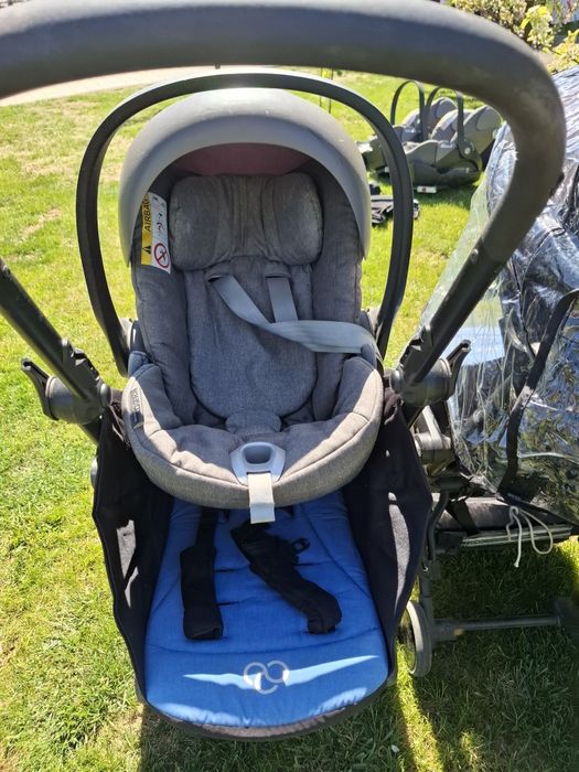 Foteliki cybex i wózki bumprider zestaw