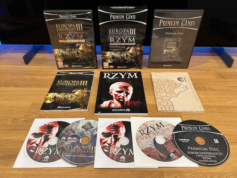 Europa Universalis III 3 + Rzym (PC PL 2009) wydanie Premium Games