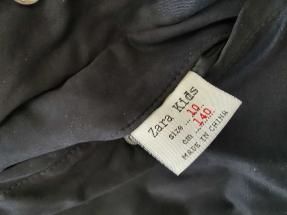 ZARA KIDS - Chłopięca Kurtka, Parka Pikowana 2-Stronna 140 j. Nowa