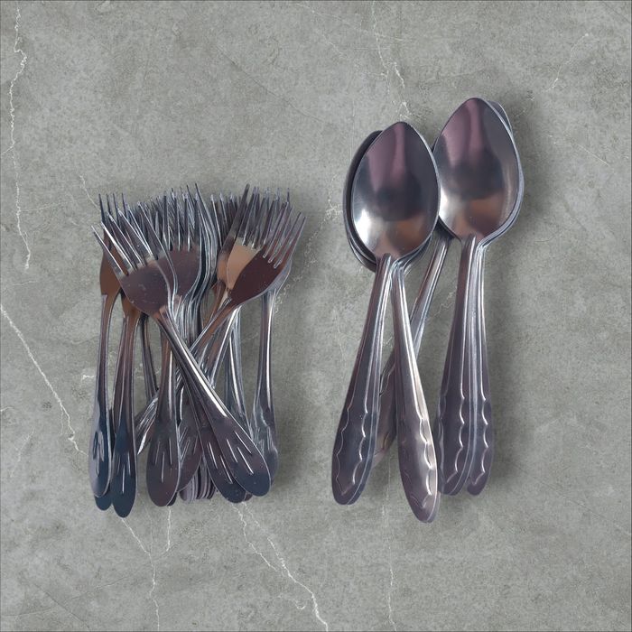Алюминиевые вилки и ложки