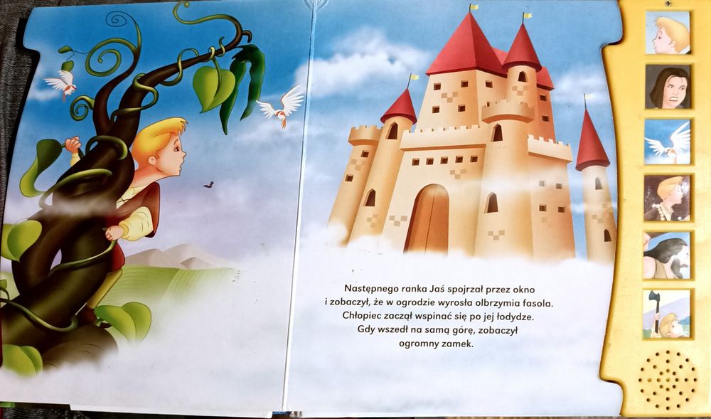 Książka z dźwiękami Jaś i magiczna fasola