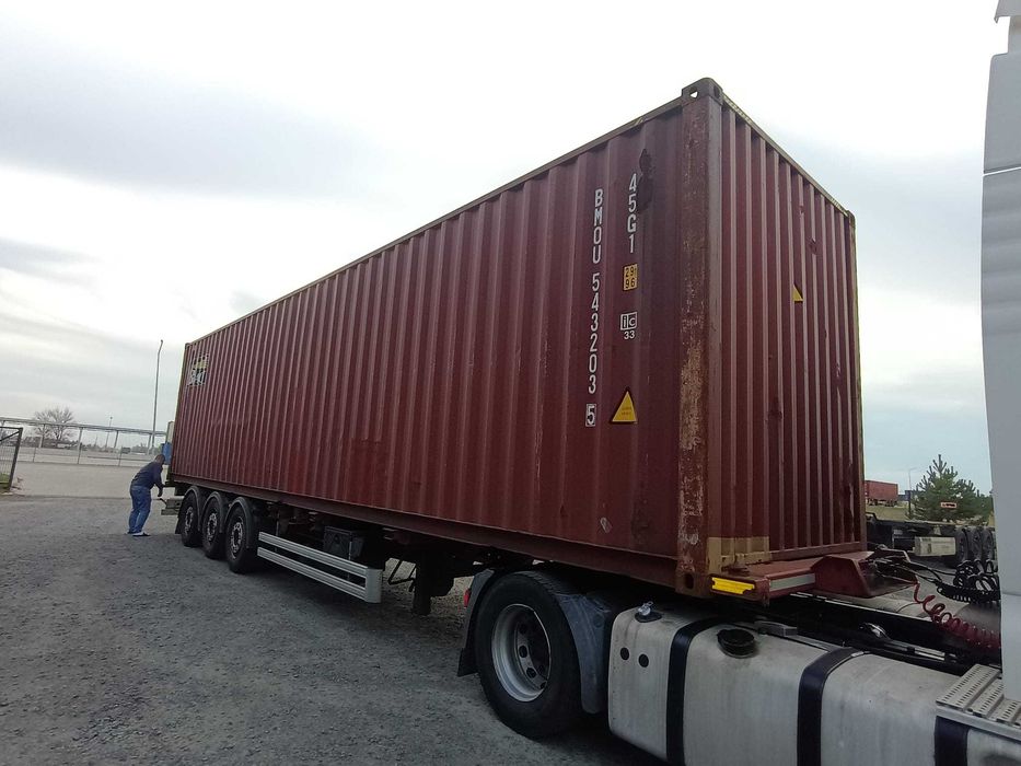 Kontener morski 40 HC, magazynowy, podwyższany, 12 m! Używany
