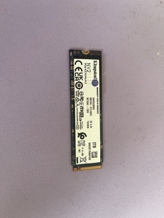 SSD m2 pcle4 Kingston 2TB