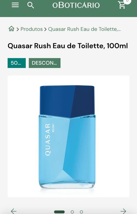 Perfume Quasar  masculino O Boticário