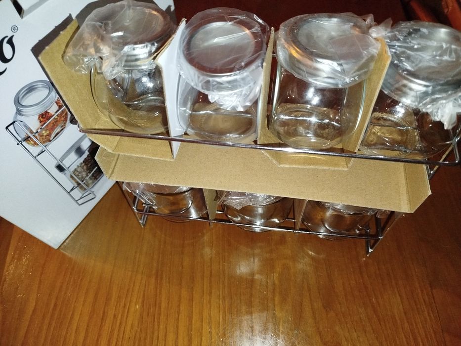 Spice Rack with Storage Jars512484503548733443