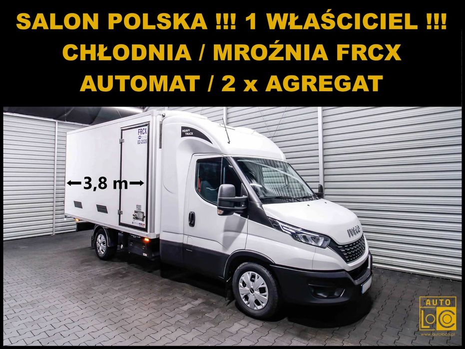 Iveco DAILY  Chłodnia/MROŹNIA FRCX + 2xAgregat + 230V + POLSKA !!