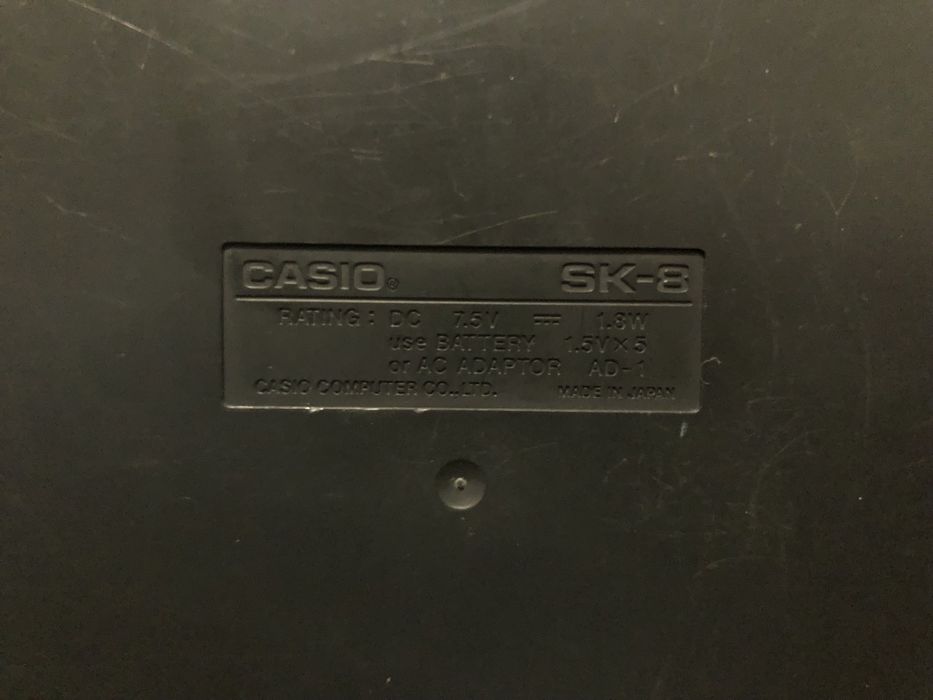 Casio SK-8 Vintage Sampling Keyboard