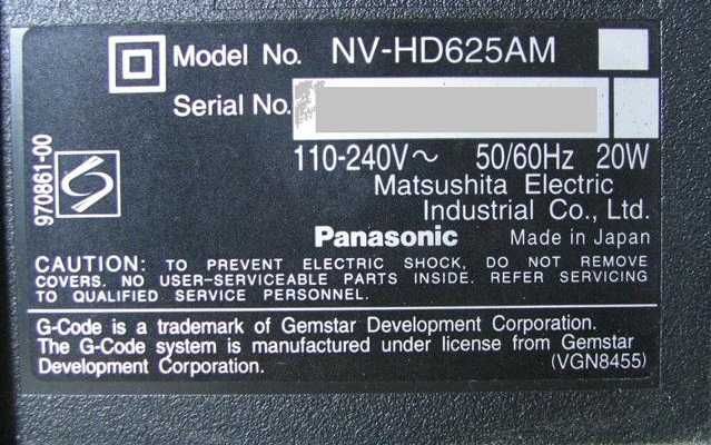 видеомагнитофон panasonic nv-hd625am и universum
