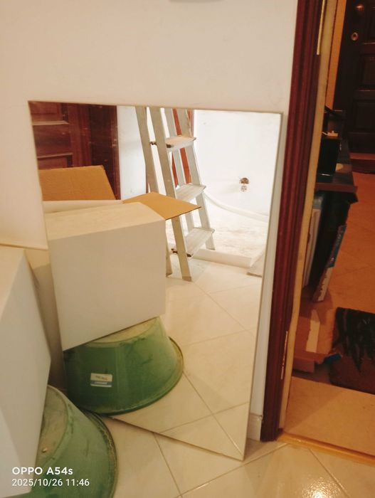 Conjunto lavatório e espelho WC