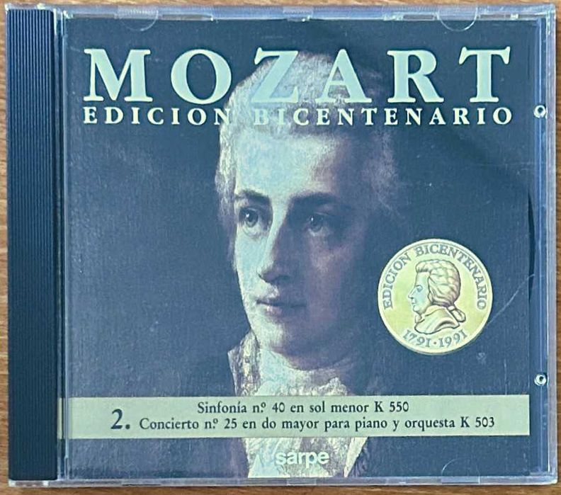 Mozart - Bicentenary Edition - Symphonies No. 40, K. 550 and No. 25, K. 503 - CD