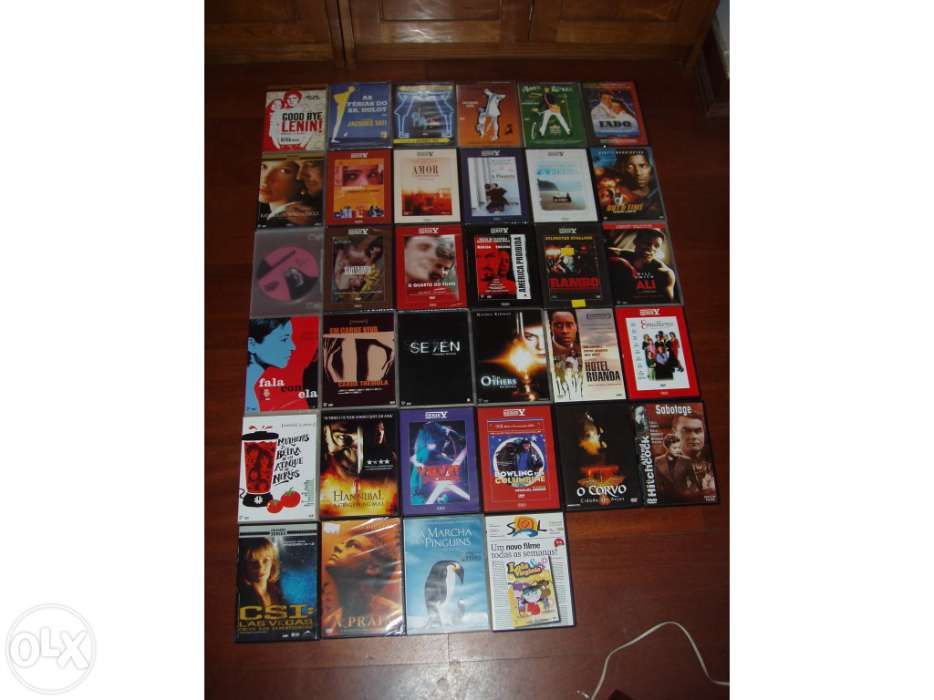 Filmes, séries e documentários em DVD
