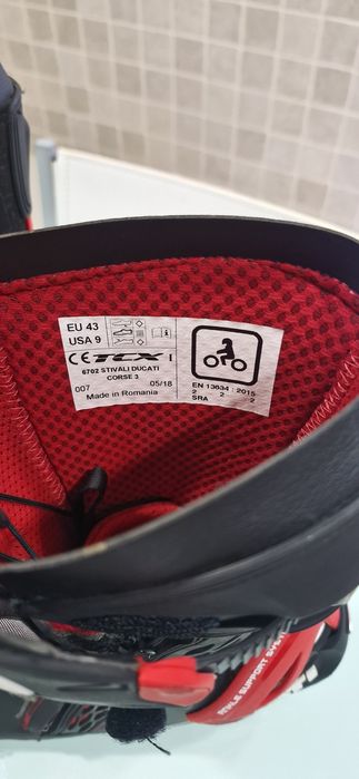 Botas racing Ducati Corse V5 Air - Tamanho 43