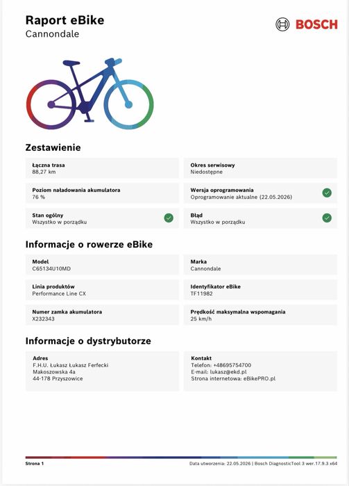 Raty0%, 12m gw. CANNONDALE [M] MOTERRA CARBON LT 1, Powystawowy-80Km (697]
