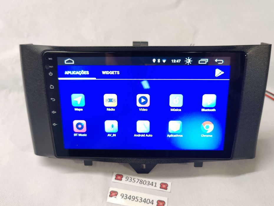 Radio 2 DIN Android para Smart Fortwo - Smart 2 - Novo Garantia