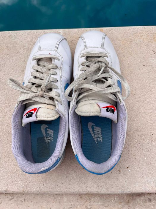 Nike Cortez white/university blue