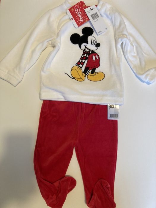 Pijama novo Veludo Mickey (Zippy) 9-12 meses