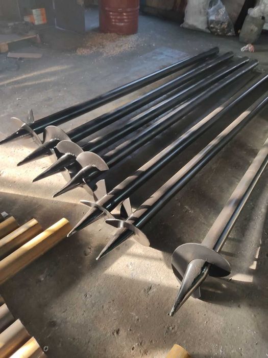 Гвинтові палі,сваи многовитковые,геошуруп,наконечники