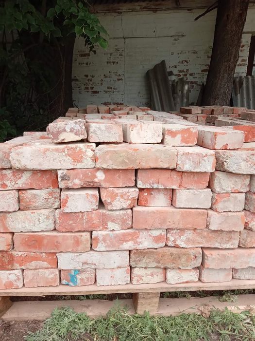 Кирпич, цегла чевона б/у