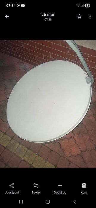 Sprzedam talerz anteny satelitarnej