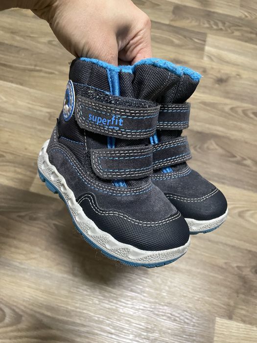 Зимові черевики для хлопчика Superfit, чоботи, снігоходи , 21 розмір,