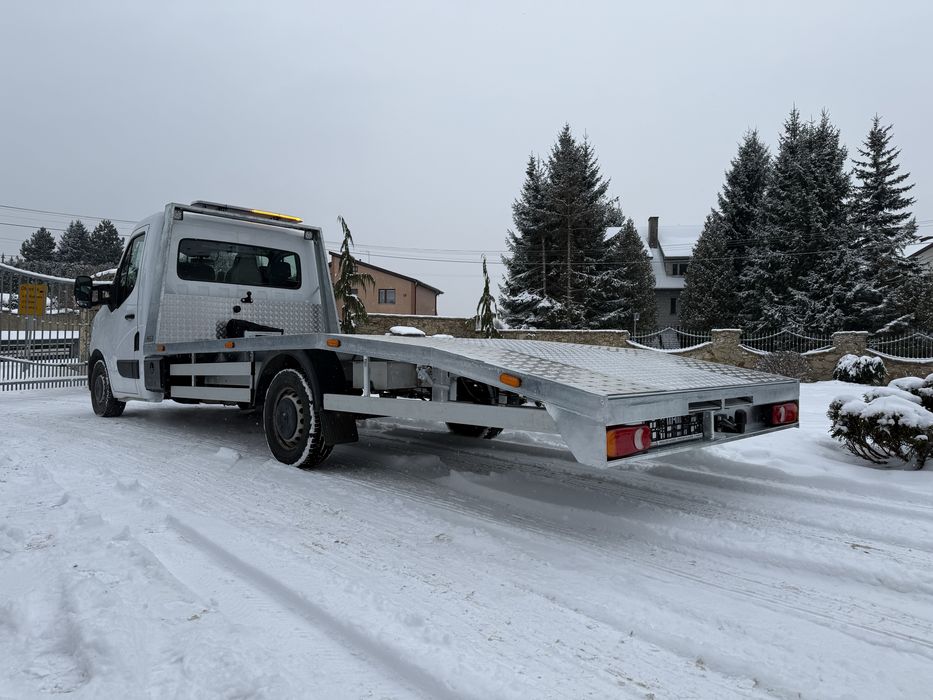 Zabudowa laweta pomoc drogowa najazd iveco master ducato sprinter fuso