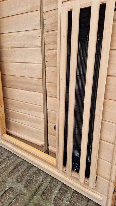 Sauna INFRARED lampy czerwone 2os podczerwień full spectrum Karibu