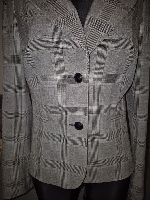 Marynarka w kratę 40