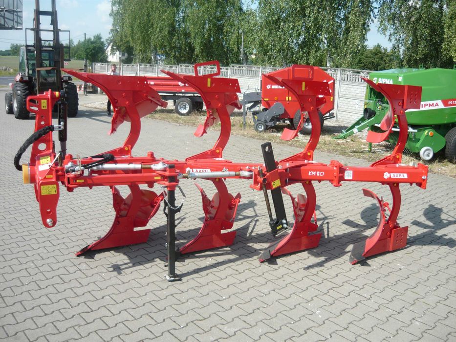 Pług obrotowy Akpil KM80 3+1 do wyboru KM80R KM80HP KM180 Dostawa