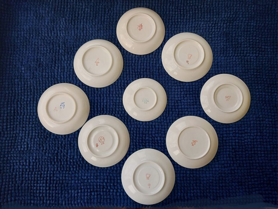 Блюдца фарфор чайные кофейные Дулёво Полонное Баранівка Городница