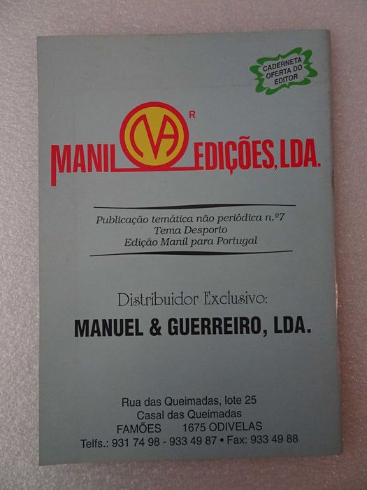 Caderneta de cromos vazia Desportos e Campeões