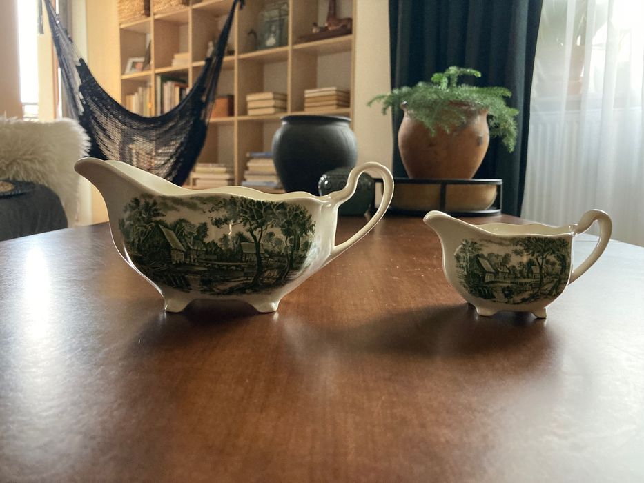 Mlecznik, porcelana, zielony