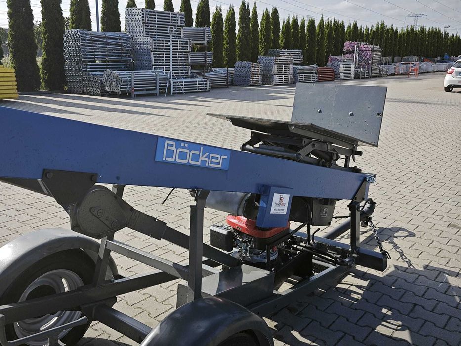Winda Drabina Wciągarka Dekarska Boecker FL-16 Spalinowa 16m na przyczepie