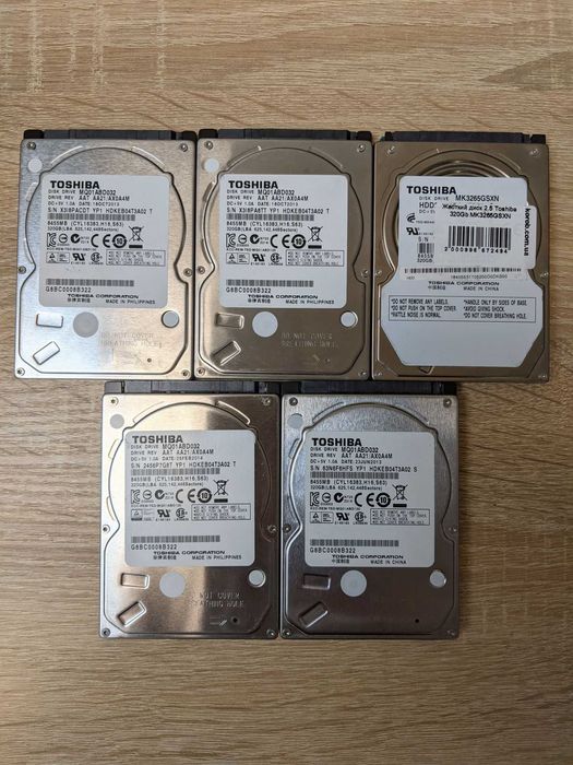 Жесткий диск  2.5 TOSHIBA Seagate 320GB