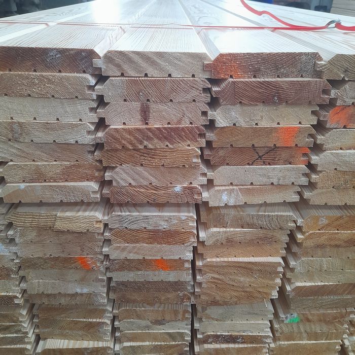 Deska elewacyjna 28mm, pióro-wpust, boazeria.