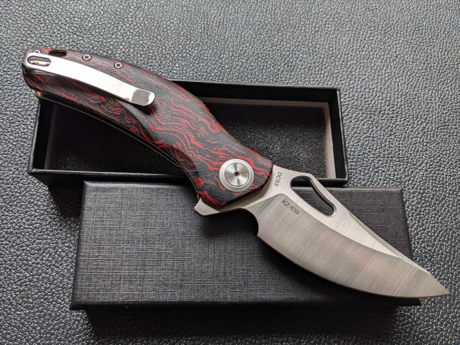 Нож Kerzeman KZ638. DC53 steel. складной нож. ніж складний