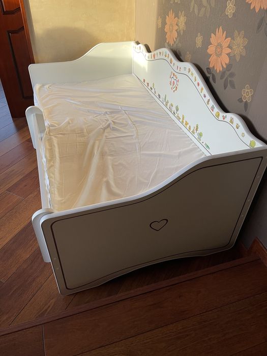 Emma - łózko pojedyncze 160x80 z szufladą+materac