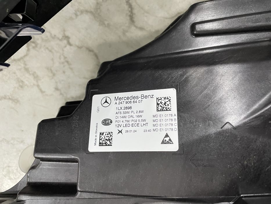 Фара Мерседес GLA W247 Full Led