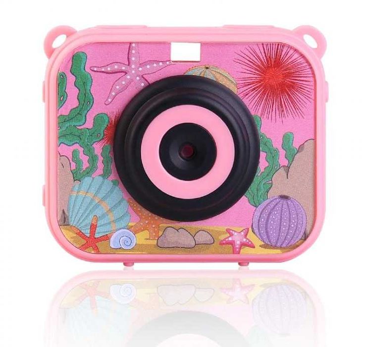 Дитяча екшн камера водонепроникна рожева
