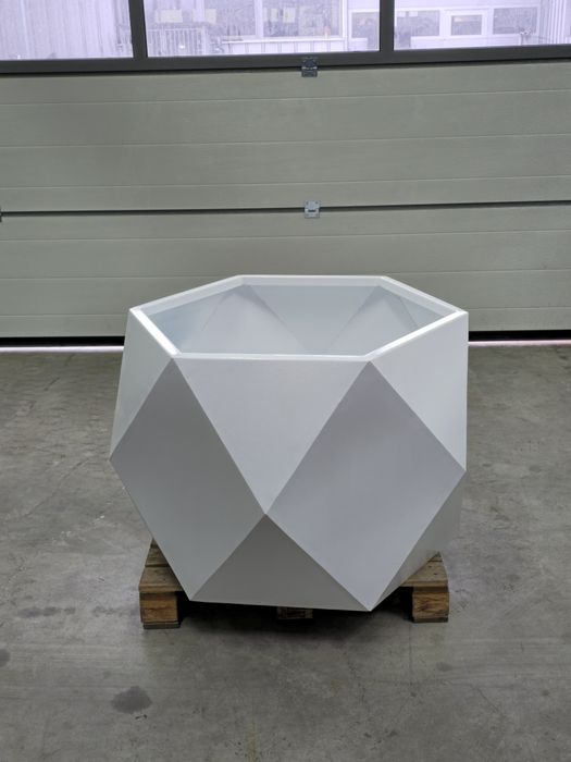 Nowoczesne donice metalowe NA WYMIAR – Corten / Malowane proszkowo – P