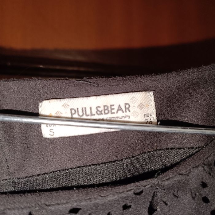 Vestido preto pull&bear