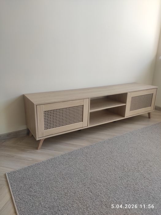 Szafka RTV VIENNA 3D plecionka wiedeńska puccini