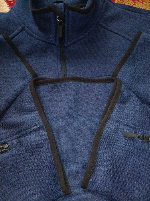 Флисовая кофта XL Livergy темно синий цвет флиска мужская