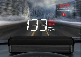 Проекционный дисплей спидометр для автомобиля HUD - OBD2/GPS