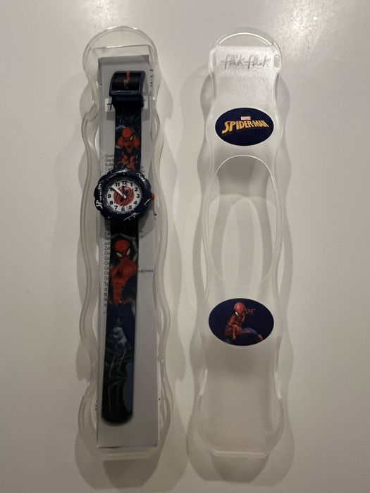 Relogio Swatch Flik Flak Spider-Man