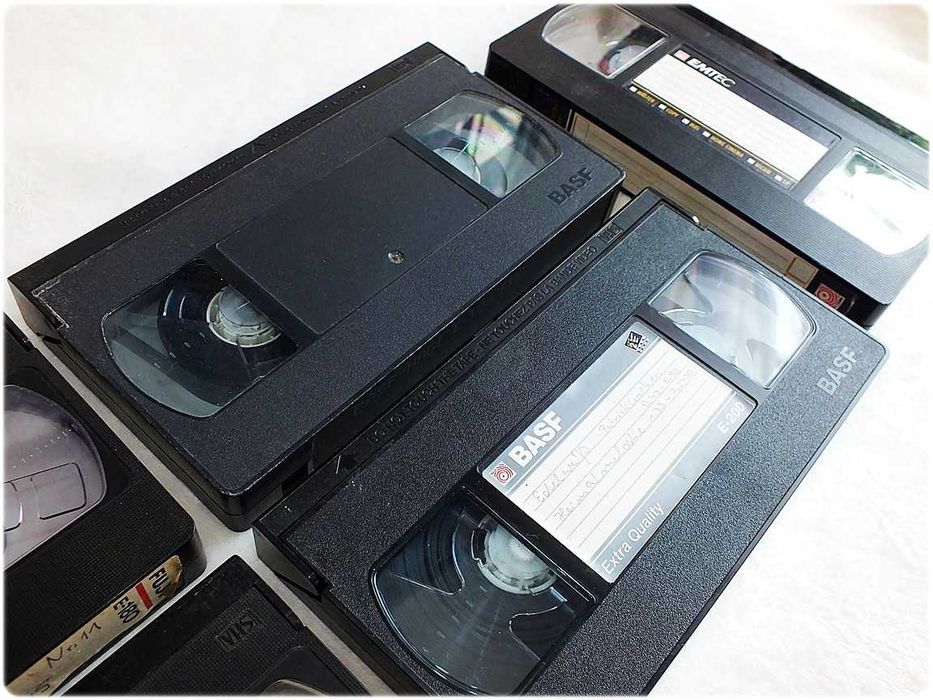 Kaseta VHS 7 Nagranych Kaset Video BASF/ Panasonic i inne.. 180-240min